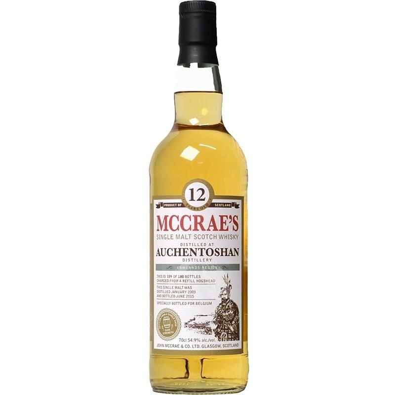 Mc Crae's Auchentoshan 12 years - Single Malt Single Cask - Cask Strength - 54,9