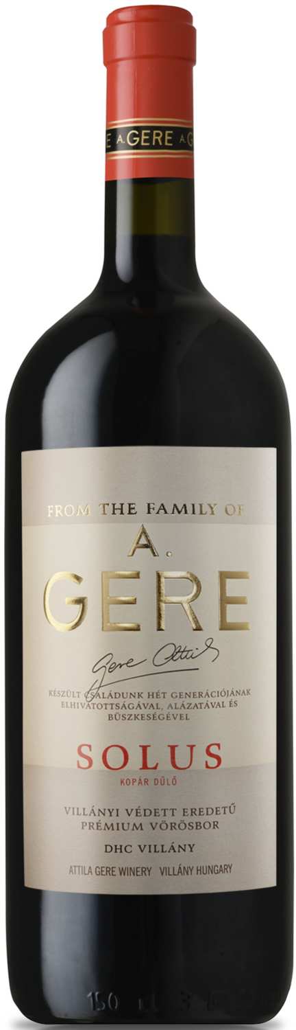 Gere Attila Merlot Solus 2019 - Magnum - Bio