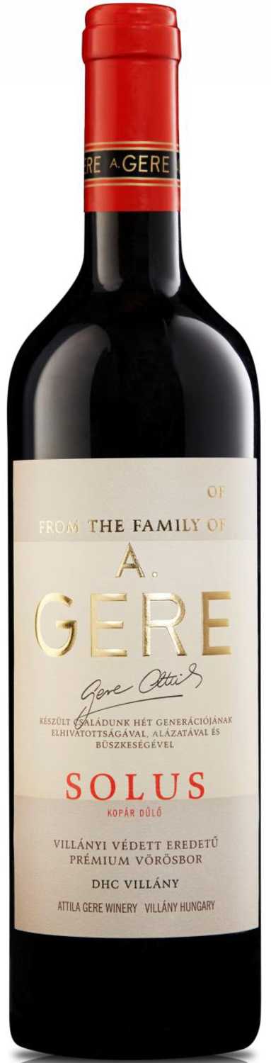 Gere Attila Merlot Solus 2020 - BIO