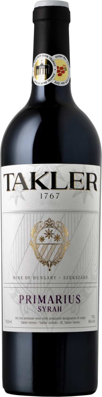 Takler Primarius Syrah 2018