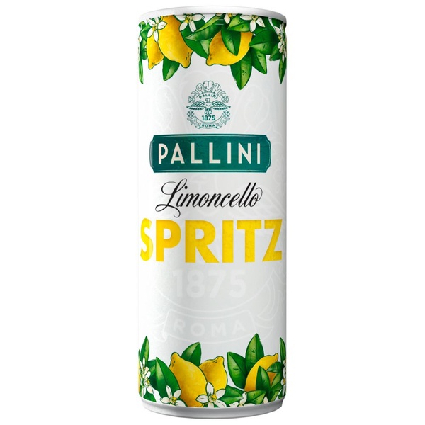 Pallini Limoncello Spritz 25cl blikjes - tray van 12 stuks