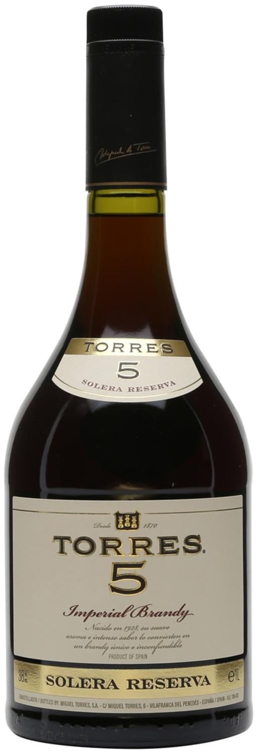 Torres Torres 5 - Imperial Brandy 5 years - 38° Solera Reserva