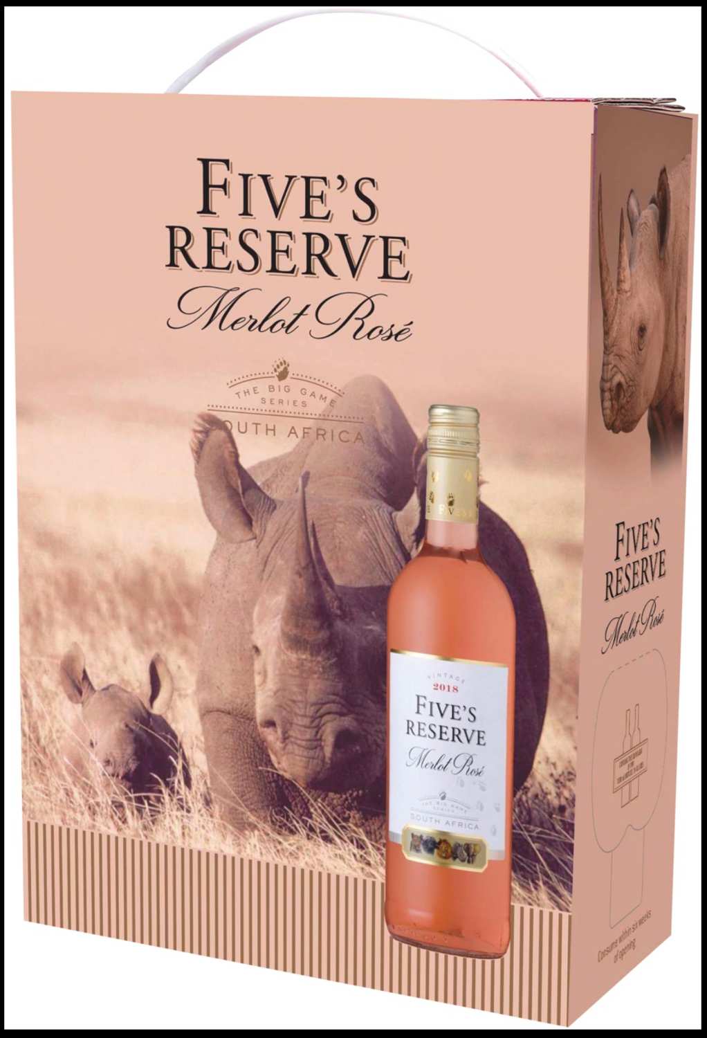 Five's Reserve by Van Loveren Rosé Merlot BIB 3 liter